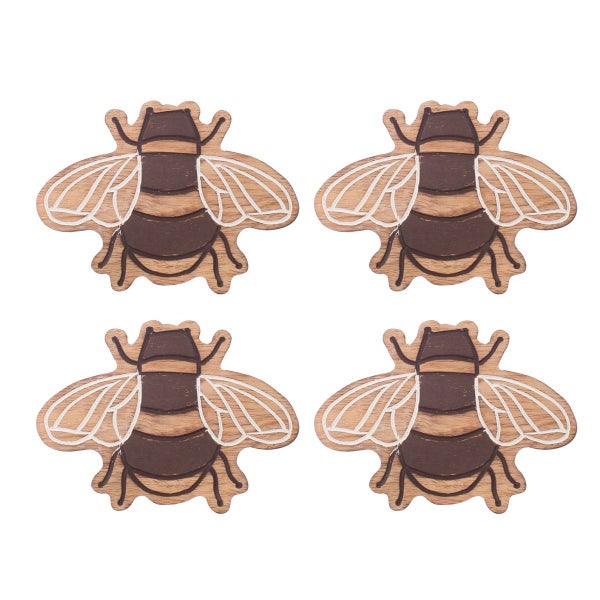 Bienenuntersetzer ( 4er Set ) - Sass & Belle
