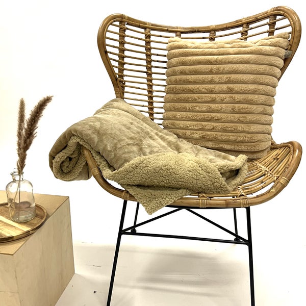 Wohndecke Stanley - Beige 150x200 cm