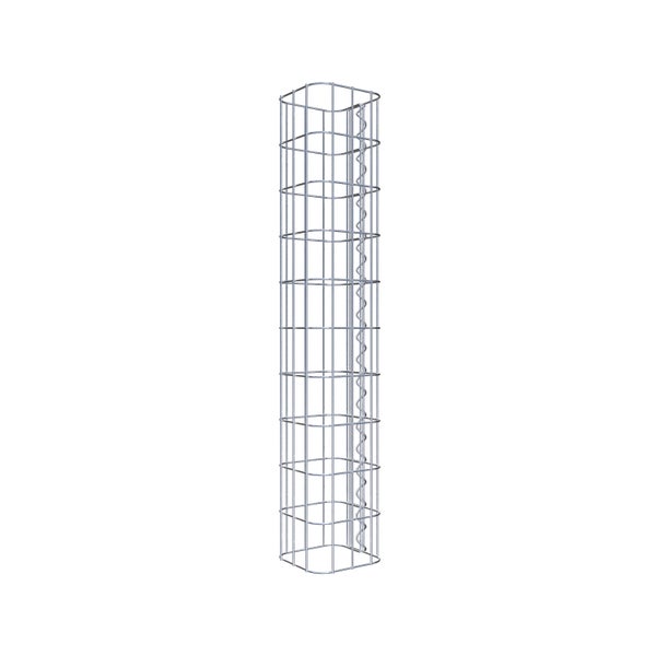 Gabionensäule 17 x 17 cm, MW 5 x 10 cm eckig - Höhe: 1,00 m