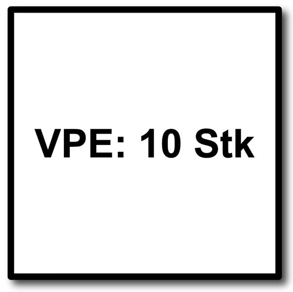 Verpackungseinheit: 10 Stück
