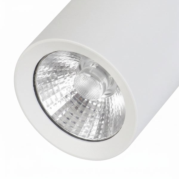 Zylindrischer LED Deckenstrahler mit Reflektor zur direkten Beleuchtung