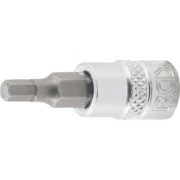 BGS Bit-Einsatz Antrieb Innenvierkant 6,3 mm (1/4) Innensechskant 5/32 - 2742