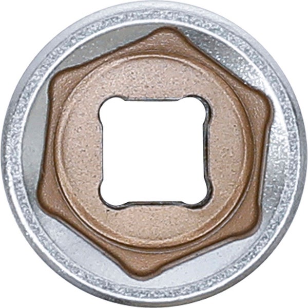 BGS Steckschlüssel-Einsatz Sechskant tief Antrieb Innenvierkant 6,3 mm (1/4) SW 14 mm - 10514