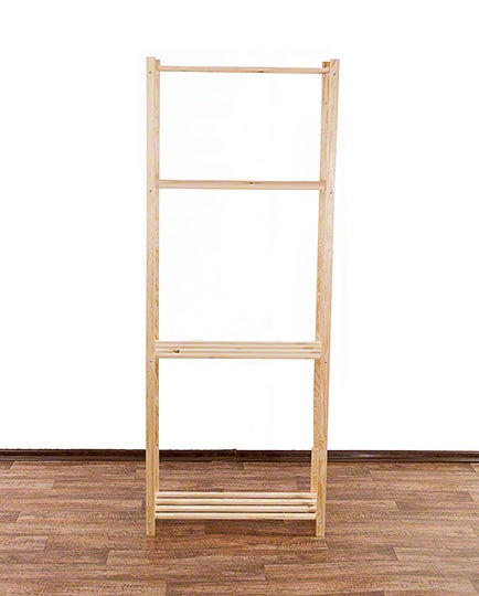 PROREGAL Holzregal Timbercraft HxBxT 170 x 65 x 28,5 cm Fachlast 35 kg 4 Fachboden 1,4 cm Dickes Kiefernholz Natur