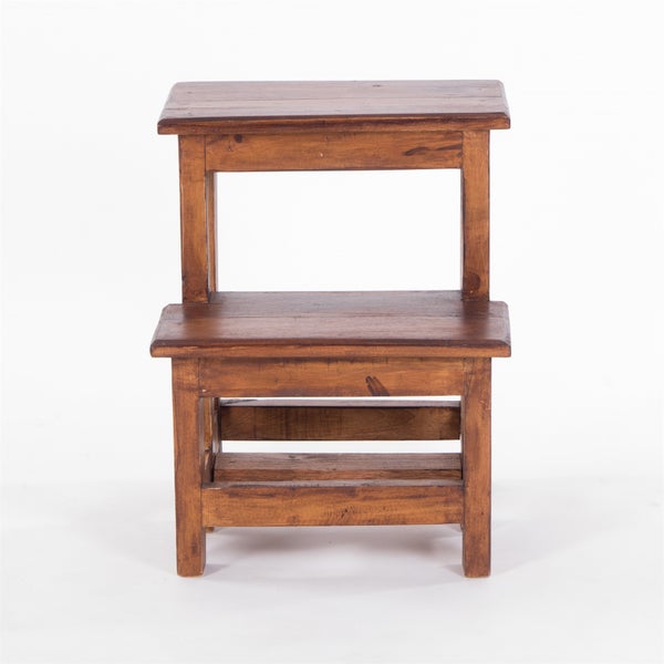 Trittleiter STEP Recyclingholz zweistufig