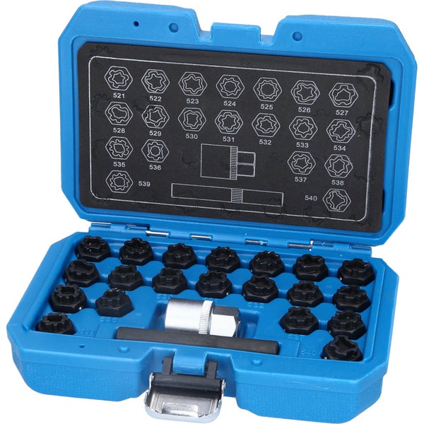 BRILLIANT TOOLS Felgenschloss-Sortiment für VW 22tlg. - BT691390