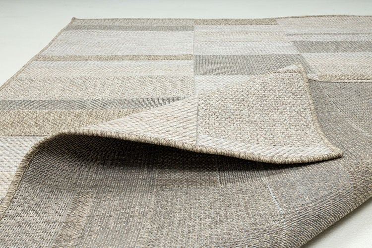 Handgewebter Outdoorteppich Mariella Nautral 230x330 cm