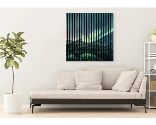Akustikpaneel digital bedruckt Nordlichter 1 19x1133x1195 mm Set = 2 Einzelpaneele