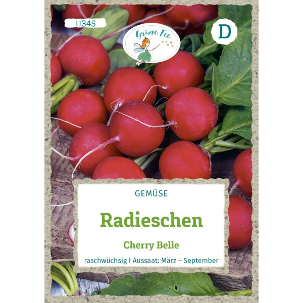 Radieschen Cherry Belle Samen von Grüne Fee