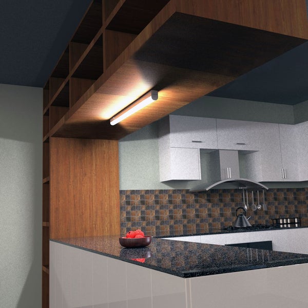 LED Unterbauleuchte Unterbaulampe Schrankleuchte 31,3 cm 4W Weiß 4000K Briloner