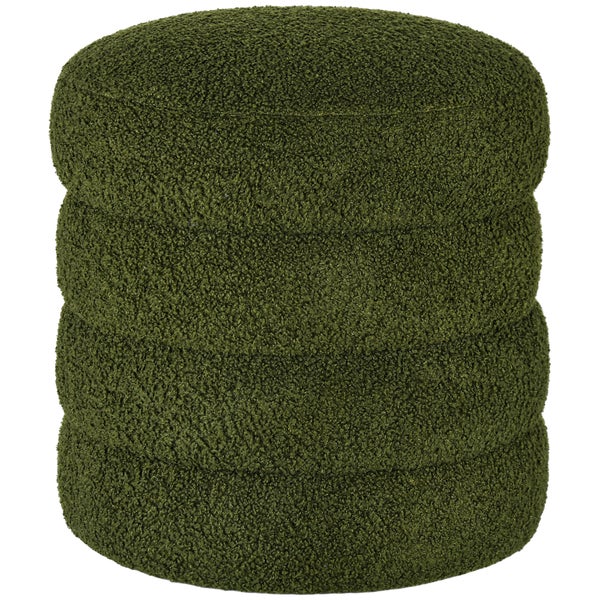 Hocker mit Textilbezug