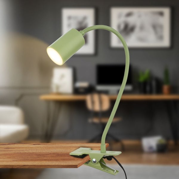 Schreibtischlampe Klemmleuchte Leselampe Schwenkbar Kabelschalter Kinderzimmer