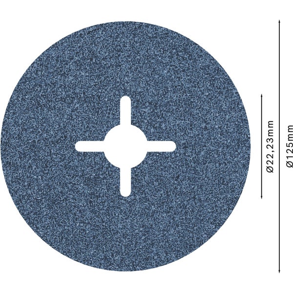 Schleifscheibe, Durchmesser 125 mm
