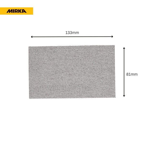 Mirka Netzschleifstreifen mit 133 Millimeter mal 81 Millimeter