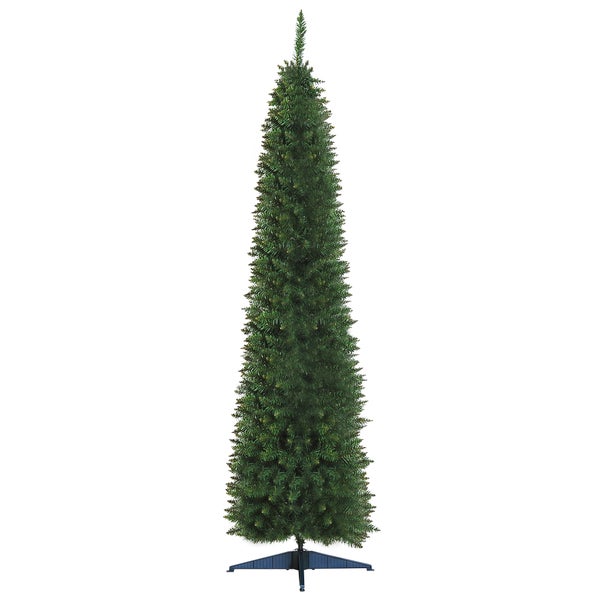 HOMCOM Weihnachtsbaum, Ø60 x 210 cm, PVC, Grün