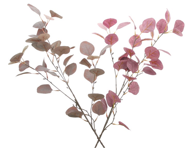 FRANK FLECHTWAREN | Eukalyptuszweig Mauve, 2er Set, KUNSTSTOFF, L: 85 cm