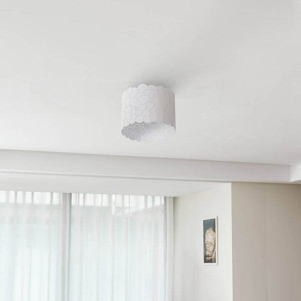 Lindby Deckenlampe Aralena (Modern) in Weiß aus Metall (1 flammig, E27) - Deckenleuchte Lampe Wohnzimmerleuchte