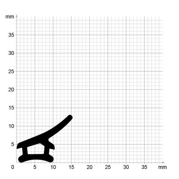 DIWARO. | Lippendichtung LP457 | schwarz | 5 Meter