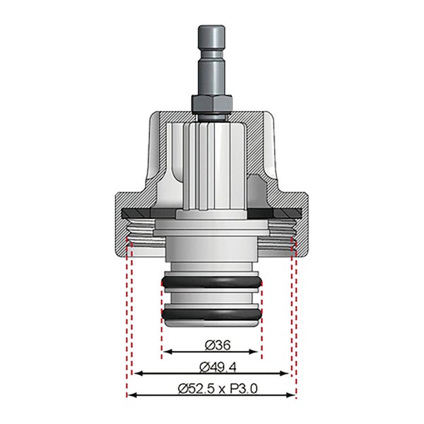 BGS Adapter 21 für Art. 8027 / 8098 für Fiat / Opel / Saab - 8098-21
