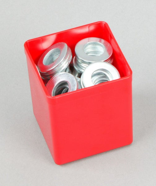 PROREGAL Sortimentskasten EuroPlus Insert HxBxT 6,3 x 5,4 x 5,4 cm Rot