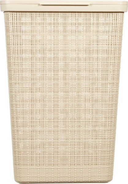 Curver Wäschekorb Jute mit Deckel - 2er Set