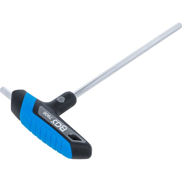 BGS T-Griff Innensechskantschlüssel 6 mm mit 160 mm Länge