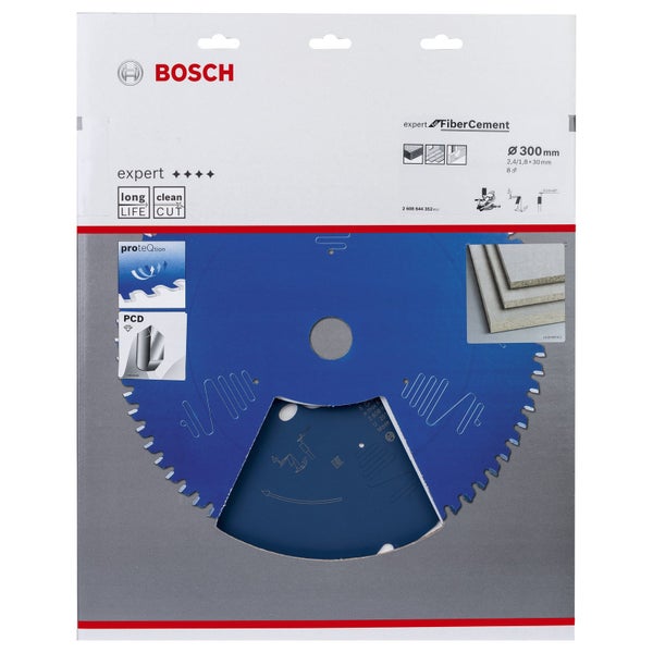 Bosch Expert FiberCement Sägeblatt mit 300 Millimeter Durchmesser in Verpackung