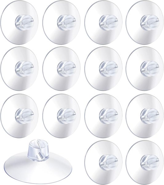 Mehrere transparente Saughaken für verschiedene Anwendungen