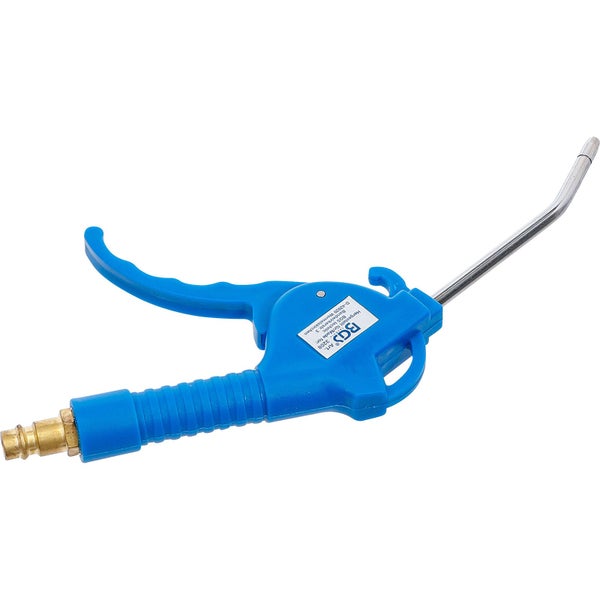 Druckluftpistole mit gebogenem Rohr