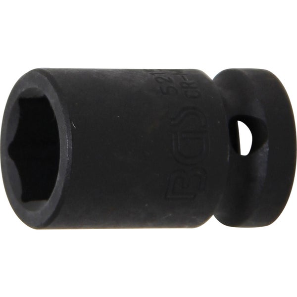 BGS Kraft-Steckschlüssel-Einsatz Sechskant Antrieb Innenvierkant 12,5 mm (1/2) SW 15 mm - 5215