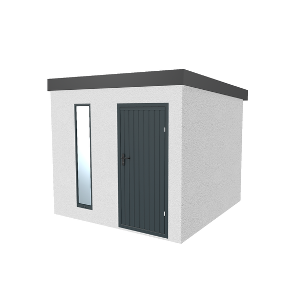 Gartenhaus mit Tür und Fenster
