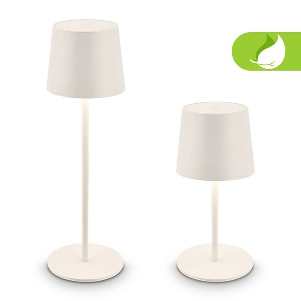 LED Tischlampe Akku LED Tischleuchte Dimmbar Kabellos Touch Aussen/Innen