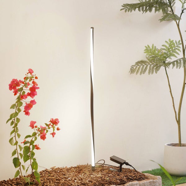 Lindby LED Sabiel (Modern) in Schwarz aus Aluminium (1 flammig, )