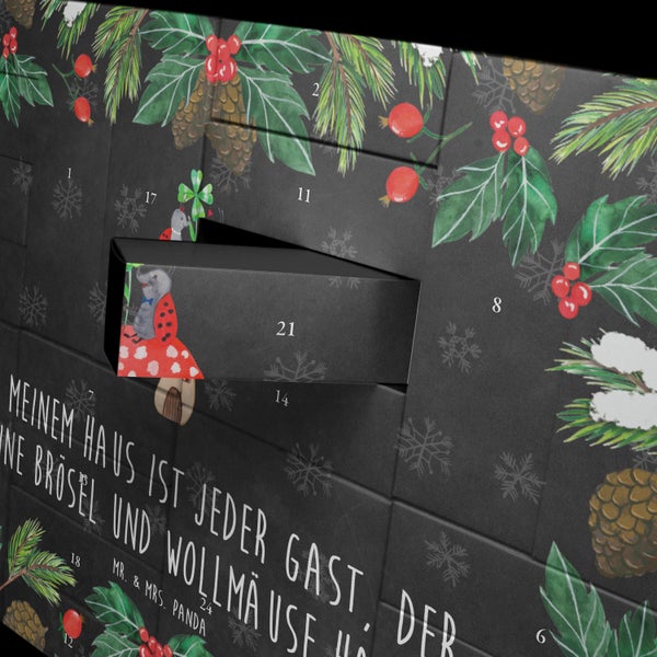 Mr. & Mrs. Panda Befüllbarer Adventskalender Marienkäfer Fliegenpilz - Schwarz