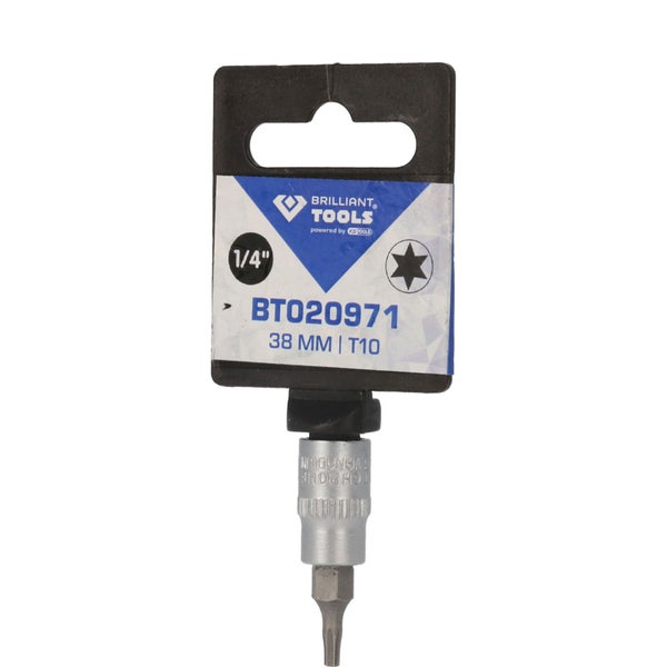 BRILLIANT TOOLS 1/4 Torx-Bit-Stecknuss T10 - BT020971