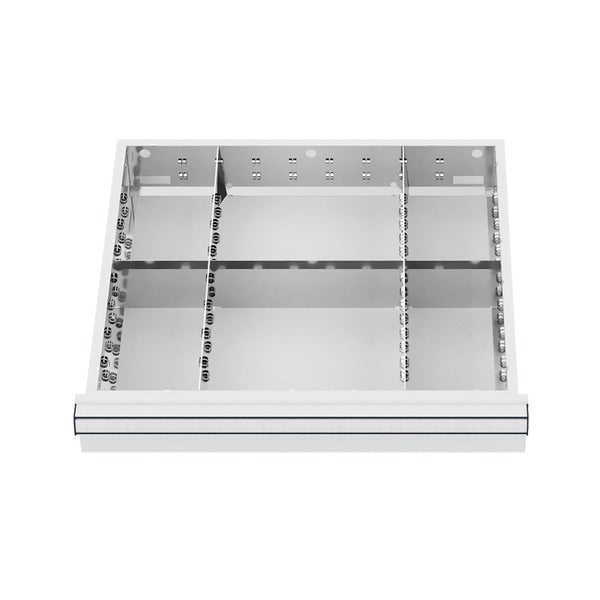WS24 Schubladeneinteilung Metalleinteilung BLH 200-300 mm Innenmaß 500 x 450 mm - WS24-100183