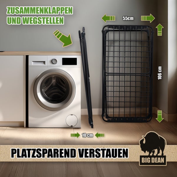 Big Dean Wäscheständer mit einem Wäscheleine mit Eiffelturm-Motiv
