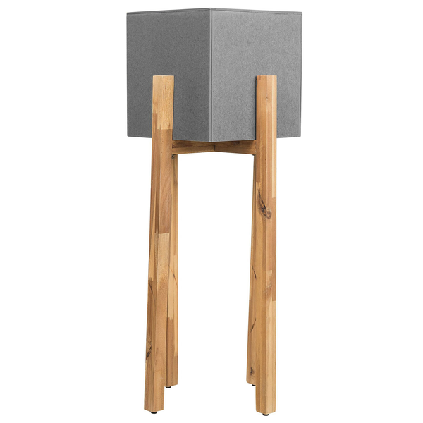 Blumentopf mit Beinen DRIMOS Stein 30 cm Hellgrau Grau