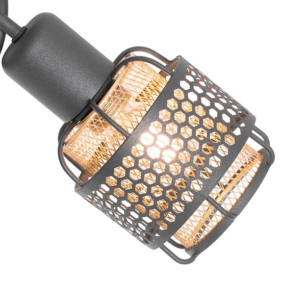 Deckenleuchte mit Metallsieb