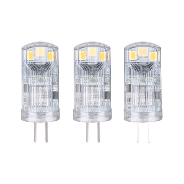 Standard 12V LED Stiftsockel G4 3er-Set 3x200lm 3x1,8W 2700K Klar