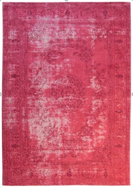 Flachflor Teppich Cila Rot Vintage 80 x 150 cm