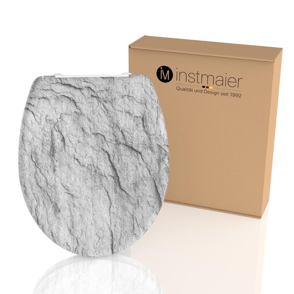 instmaier WC Sitz, Duroplast, Granit, oval