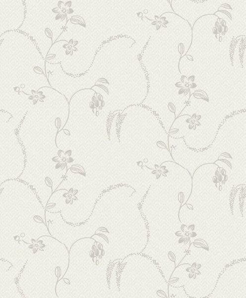 Borastapeter Tapete Blumen Beige - 53 cm x 10.05 m - 660847