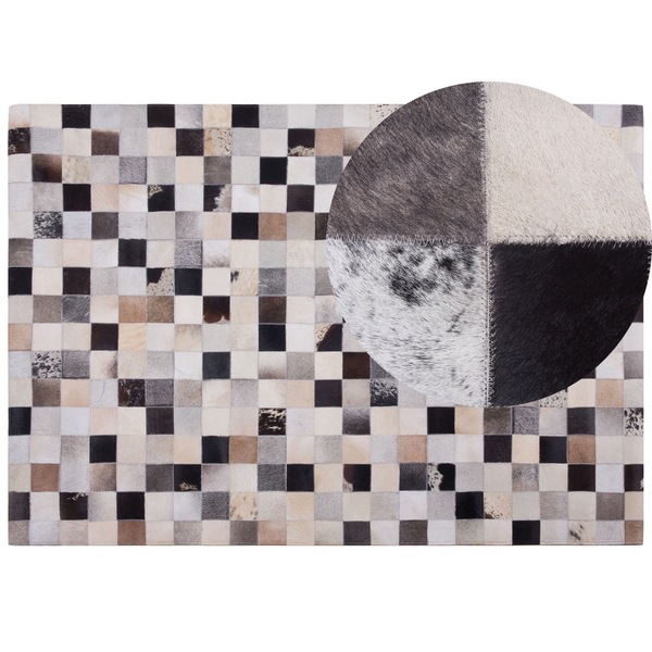 Teppich RIZE Bunt 160 x 230 cm Echtleder