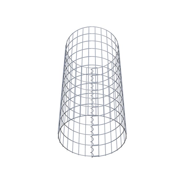 Gabionensäule Durchmesser 47 cm, MW 5 x 10 cm rund - Höhe: 1,00 m