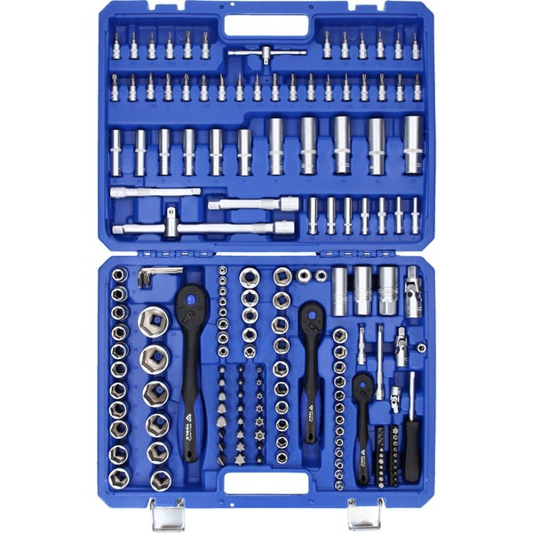 BRILLIANT TOOLS Steckschlüssel-Satz 172tlg. 1/4 3/8 1/2 - BT023172
