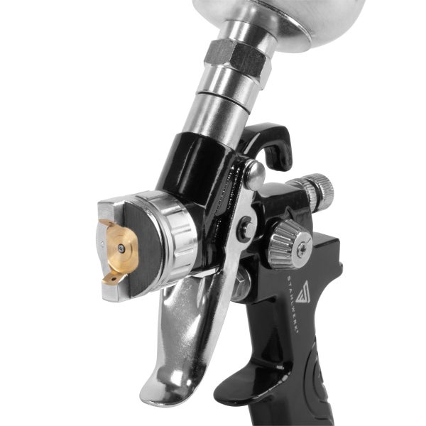 STAHLWERK HVLP Lackierpistole SG-125 ST mit 0,8 mm Düse und 125 ml Fließbecher