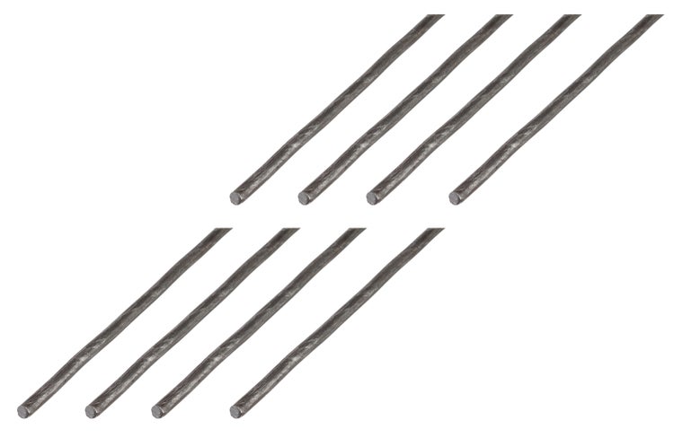 Stahlrundstab aus robustem Metall für den allgemeinen Metallbau und Handwerk