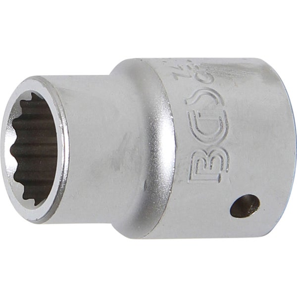 BGS Steckschlüssel-Einsatz Zwölfkant Antrieb Innenvierkant 20 mm (3/4) SW 19 mm - 7419