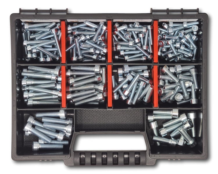 Zylinderkopfschrauben Sortiment M4-M5-M6 // 12mm-30mm 210 tlg. Schraubenbox DIN 912/ISO4762 Bolzen Vollgewindeschrauben Maschinenschrauben Gewindeschrauben Zylinderkopfschrauben
